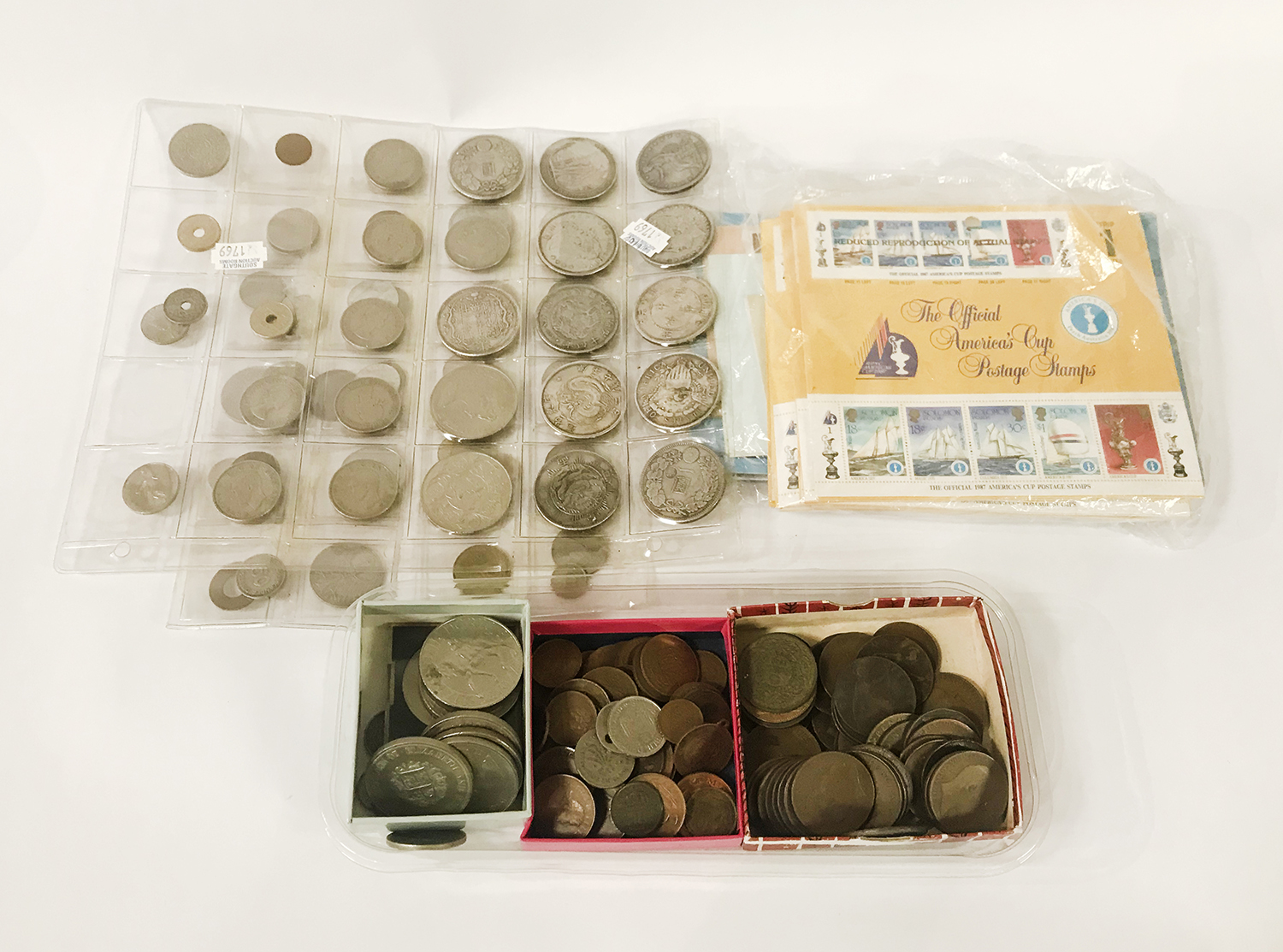 COIN COLLECTION WORLD SELECTION INCL. AMERICAN DOLLARS & CHINESE COINS