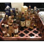 QTY OF WHISKEY INCL. SINGLE MALT, SCOTCH & IRISH - 23 BOTTLES