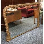 VICTORIAN GILT OVERMANTLE