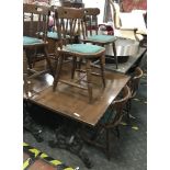 PUB TABLE & 4 CHAIRS