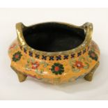 BRONZE & CLOISONNE CENSER