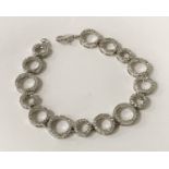 STERLING SILVER CRYSTAL BRACELET