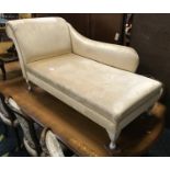 SMALL VELVET CHAISE LONGUE