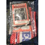 LARGE QTY SPEEDWAY PROGRAMES WITH PIN BROOCH & SCARF