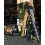 LARGE QTY OF FISHING TACKLE - SOME NEW & NEVER USED. THE LOT RANGES FROM SEA,LAKE & RIVER FISHING