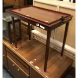 MAHOGANY BUTLERS TRAY / TABLE