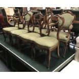 EIGHT VICTORIAN CHAIRS