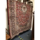 FINE CENTRAL PERSIAN KASHAN CARPET 365CM X 245CM