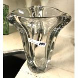 VANNE FRENCH CRYSTAL ART GLASS VASE