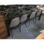 DINING TABLE & 8 CHAIRS