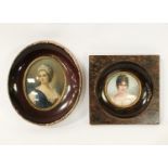 PAIR OF PORTRAIT MINIATURES