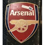 CAST IRON ARSENAL SIGN