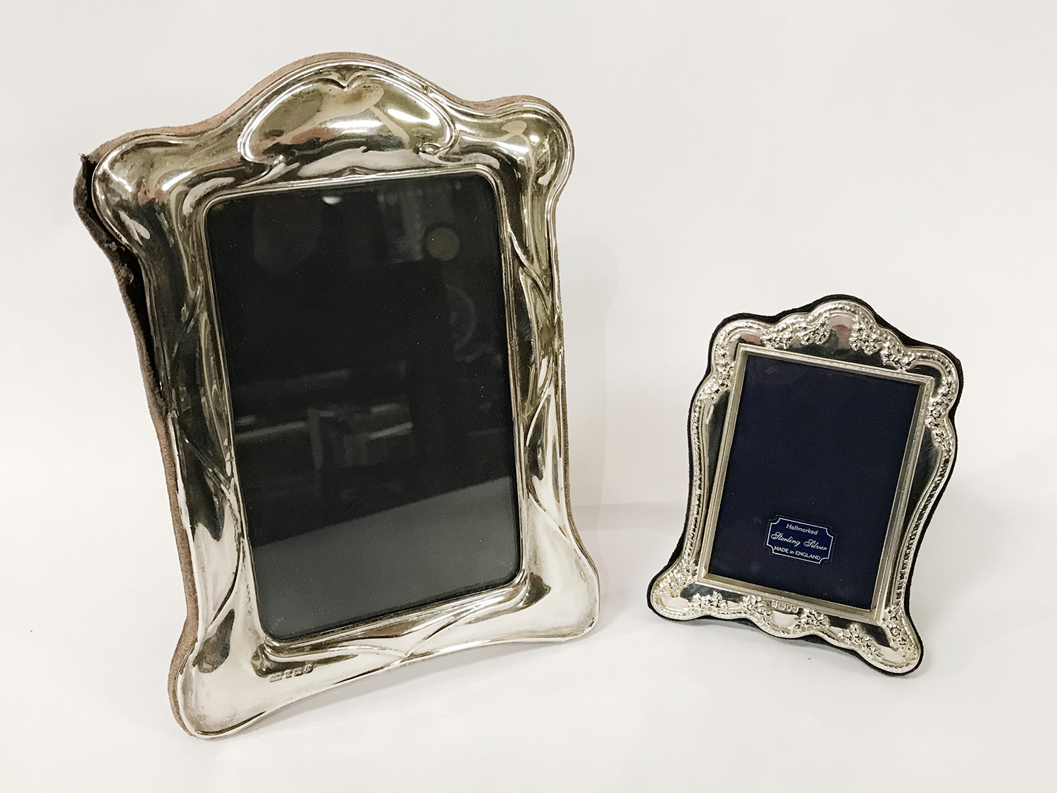 TWO HM SILVER PHOTO FRAMES