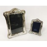 TWO HM SILVER PHOTO FRAMES