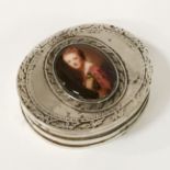 ENAMELLED SILVER SNUFF BOX