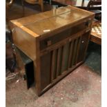 1950'S VALVE MAHOGANY RADIOGRAM 'REGENTONE'