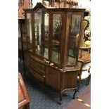 INLAID DISPLAY CABINET CUPBOARD