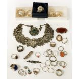 VARIOUS SILVER JEWELLERY & COCO CHANEL EARRINGS