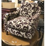 FLORAL M & S ARMCHAIR