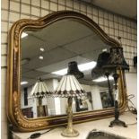 GILT OVERMANTLE MIRROR