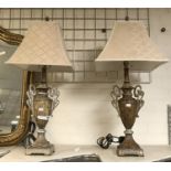 PAIR LARGE TABLE LAMPS