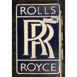 CAST IRON ROLLS ROYCE SIGN