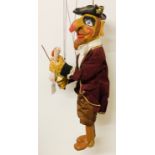 EARLY PUPPET DOLL OF PIRATE