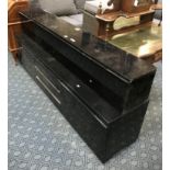 BLACK GLOSS CABINET