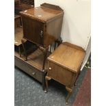 TWO BEDSIDE CABINETS