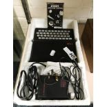 SINCLAIR ZX81 WITH GAME