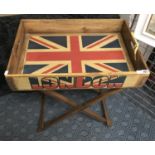 LONDON TRAY ON STAND