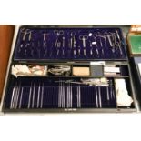 SCREECH !!! CASED SET OF DENTISTS INSTRUMENTS