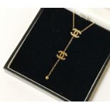 18CT GOLD PLATED LADIES DESIGNER NECKLACE