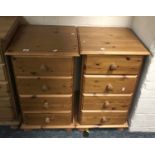 3 PINE CHEST OF DRAWERS