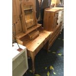 4 ITEMS OF PINE FURNITURE