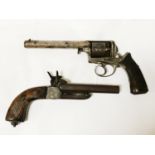 EARLY LOADING PISTOL & EARLY COLT REVOLVER