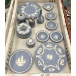 COLLECTION OF WEDGWOOD JASPERWARE