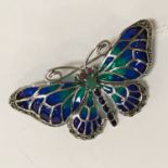 STERLING SILVER BUTTERFLY BROOCH