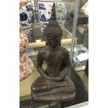 BRONZE SEATED THAI BUDDHA