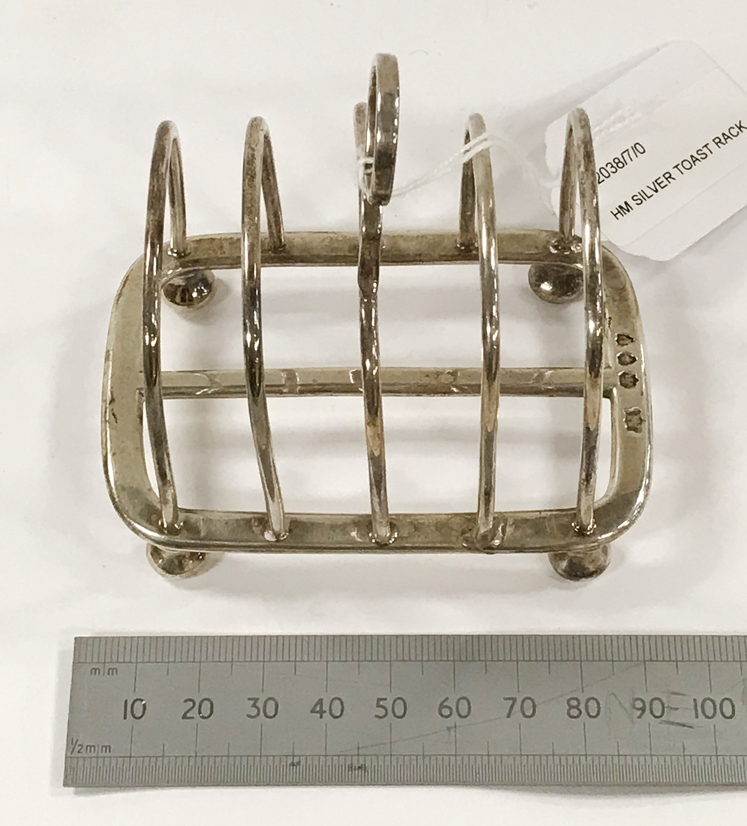 HM SILVER TOAST RACK