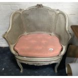 FRENCH BERGERE TUB CHAIR