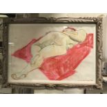 LARGE SIGNED NUDE PICTURE -99CM X 73CM