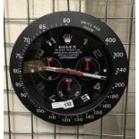 ROLEX STYLE WALL CLOCK