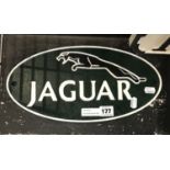 CAST IRON JAGUAR SIGN