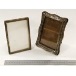 TWO HM SILVER PHOTO FRAMES - 15 X 10CMS