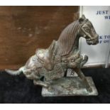 TANG STYLE BRONZE HORSE FIGURE