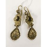 ANTIQUE EARRINGS WITH DIAMONDS