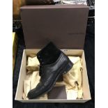 PAIR OF LOUIS VUITTON SHOE / BOOTS SIZE 11 - USED BUT FAIR CONDITION WITH DUST BAG & ORIGINAL BOX