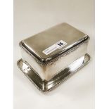 EDWARDIAN HM SILVER CASKET IN GREAT CONDITION