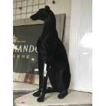 VELVET STYLE DOG FIGURE APPROX 54CM HIGH